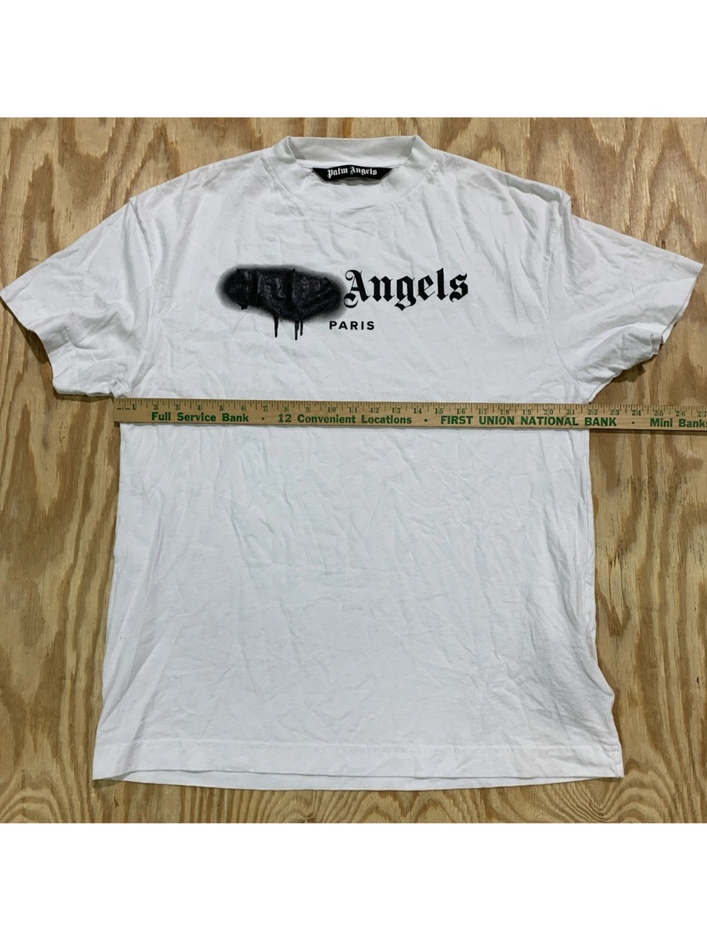 PALM ANGELS PARIS SPRAY LOGO TEE XL - Picture 4 of 7